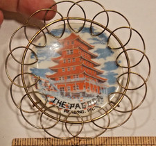 Vintage Souvenir Mini Plate The Pagoda Reading, Pa. Berks picture