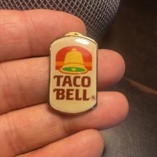 Taco Bell Hat Cap Lapel Pin Mild Hot Fire Sauce Live Mas 70s 80s Era Vintage picture