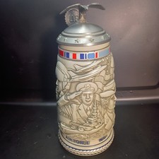 1990 Avon Tribute To The American Armed Forces Beer Stein Army Navy Air Force.. picture