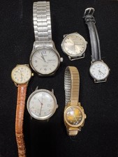 vintage Timex junk drawer Lot Of 6-see Description Not Working picture