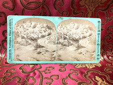 Antique 1870-1871 Clough Kimball Stereoview SUMMIT Mt.WASHINGTON White Mtns NH picture