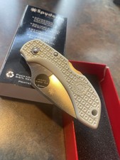 Spyderco Sprint Run C28PWH White 2008 Dragonfly  “Tom Sachs / NASA” Edition RARE picture