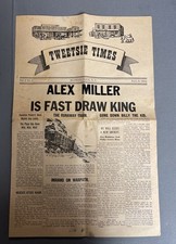 Vtg 1960s Tweetsie Times Souvenir Newspaper Tweetsie Railroad Blowing Rock NC picture