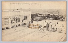 C.1930 ALLENHURST, NJ NEW JERSEY, POOL SHUFFLEBOARD BEACH Postcard P58 picture