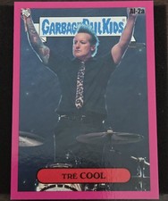 Topps Garbage Pail Kids 2025 Green Day Tribute TRÉ COOL AI-2a Pink Parallel picture