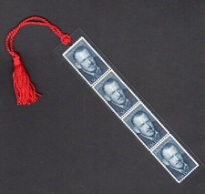 Nobel Prize Winning Author John Steinbeck - Vintage Set of 4 Stamps Bookmark picture