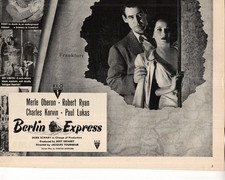 Merle Oberon Robert Ryan vintage ad Magazine Photo Clipping 1 Page Q7158 picture