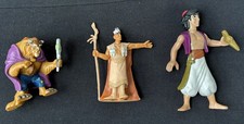 3 - Disney’s 3 Inch Figurines Aladdin / Pocahontas Chief Powhatan / picture