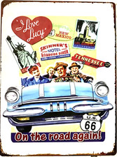 FREE SHIPPING BUY or make OFFER B4 it’s sold I love Lucy 12x16 new TIN SIGN picture