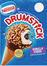 Drumstick Vanilla Fudge Ice Cream Truck Sticker, Sticker 5