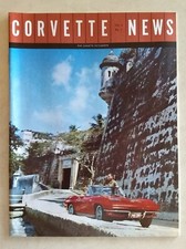 1963 CORVETTE NEWS Volume 6 Number 2 Red Convertible Cover  picture