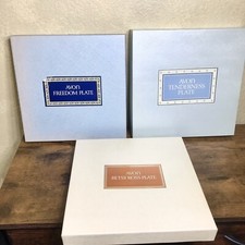 Avon Freedom, Betsy Ross & Tenderness Plate Lot of 3 Plates 8.5