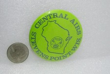 Central Airs Stevens Point Wisconsin Button Pin picture