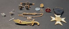 Vintage Masonic - 10 Piece Fraternal Estate Collection 1950s - 1970s picture