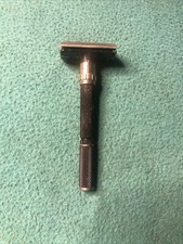 Gillette Safety Razor 1-9 Adjustable  Black Handle  