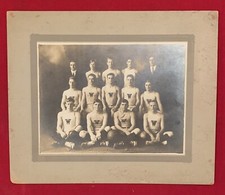 Antique 1913 West Virginia Wesleyan Basketball Team Cabinet Photo Greasey Neale picture