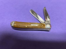MINT IN ORIGINAL BOX 2021 CASE XX ANTIQUE SMOOTH BONE FLUTED MINI TRAPPER 6207SS picture