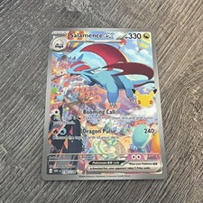 Pokemon Salamence ex 156/128 Full Art Holo Ultra Rare Anniversary picture