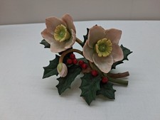 1989 Lenox Porcelain Christmas Rose and Holly Limited Edition 4