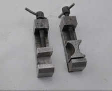 Two Small Toolmakers Handmade Vises - 1 for Round Stock, 1 for Square Stock picture