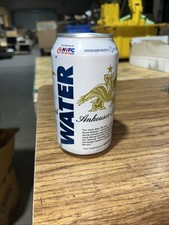 RED CROSS  ANHEUSER BUSCH DRINKING WATER 12oz Aluminum Can FULL COLLECTABLE picture