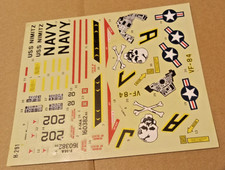 US Navy F-14A Tomcat 1/48 scale Kit # H-291 Decals only Pack #67 
