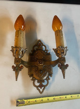 antique fixture sconce light J.C. Virden vintage lighting wall mount picture
