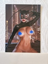 DEVIANT NATION CATWOMAN 89 DOUBLE SIDED VIRGIN FULL N LTD 57/100 SOLD OUT RARE picture