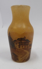 Antique Miniature Scenic Vase Hand Painted .. Unmarked picture