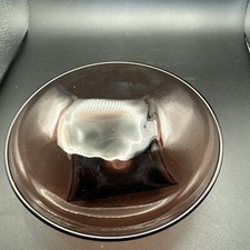 Hazel Atlas Moroccan Amethyst 6” Glass Bowl With Square Base picture