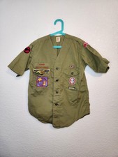 Vintage 1950s BSA Boy Scouts Shirt dallas youth L costume picture