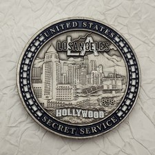 USSS Los Angeles Secret Service  Hollywood Challenge Coin #1 picture