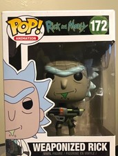 Funko Pop Animation Rick and Morty Weaponized Rick Sanchez Vinyl Figure #172 picture