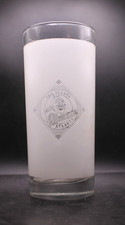 ATLANTA BRAVES VINTAGE 1986 FROSTED PINT GLASS 20TH ANNIVERSARY NOC A HOMA RARE picture