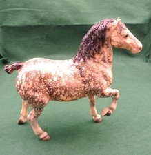 Vintage 1960'S Breyer Horse Belgian #93 GLOSSY Dapple Grey picture