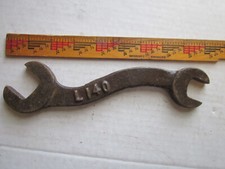 ANTIQUE WRENCH L 140  DOUBLE OPEN END picture