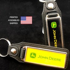 Key Fobs Key Ring Keychain For John Deere Tractors  (2-Pack) picture