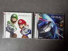 Nintendo Mario Kart Wii & Star Fox 64 Soundtrack Set used from Japan KU54 picture