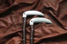 Custom Handmade Kama Farmer Traditional Okinawan full tang Khukuri 7 inch blade picture