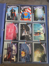 1978 SUPERMAN MOVIE Drakes Cakes COMPLETE CARD SET OF 24 RARE CONDITION picture