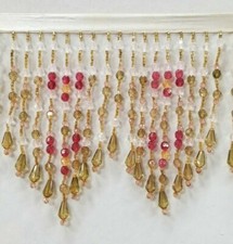 10 yards long beaded fringe 4.5 to 5 inch new collection picture