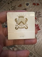 The Carlyle Hotel Matchbook (NEW) picture