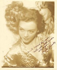 AMERICAN BEAUTY, ACTRESS LESLIE BROOKS, SIGNED VINTAGE PHOTO picture