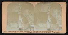 Photo:Fribourg Switzerland 1892 Cheese Scraper Woman Stereoview picture
