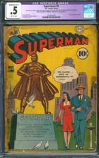 Superman #16   CGC PR 0.5   1942 DC picture