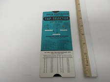 Vintage North Attleboro, Mass, Jarvis Tap Selection Calculator, Slide Rule picture