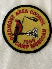 Camp Monocan Piedmont Area Council Patch Cardinal design #3 picture