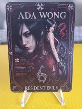 Ada Wong RE Custom Waifu Art Card Orica w Case & Stand Anime Story Creations  picture