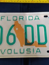 Rare Vintage 1986 Florida License Plate – Factory 