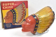 Vintage Blackstone Super Chief Lighted Hood and Radiator Ornament w Original Box picture